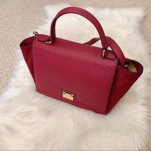 Kate Spade Handbag Satchel Burgundy